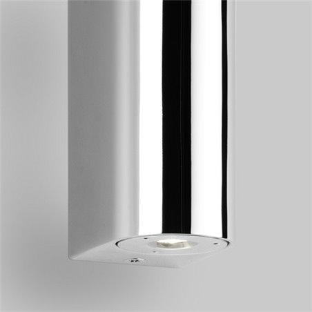 Metalowa lampa łazienkowa Alba LED chrom światło góra dół