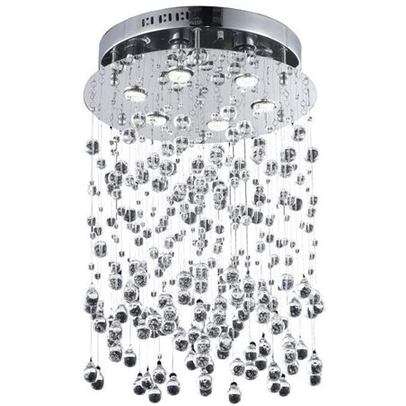 Lampa wisząca Comet zwisające kryształowe kulki elegancka dekoracyjna do sypialni jadalni do salonu
