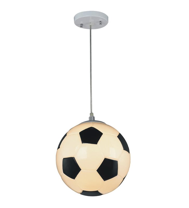 Lampa wisząca Sport piłka nożna dla chłopca do pokoju dziecka młodzieżowego