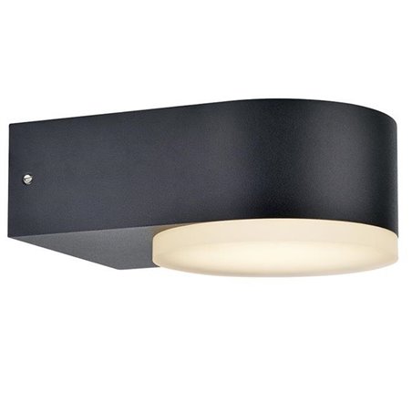 Zewnętrzna lampa ścienna Monza LED kolor czarny