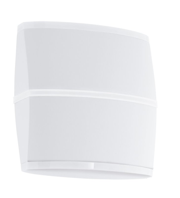 Zewnętrzna lampa ścienna Perafita kolor biały nowoczesna