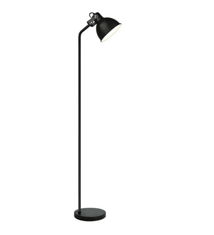 Czarna metalowa stojąca lampa podłogowa Lino Zuma Line - OD RĘKI