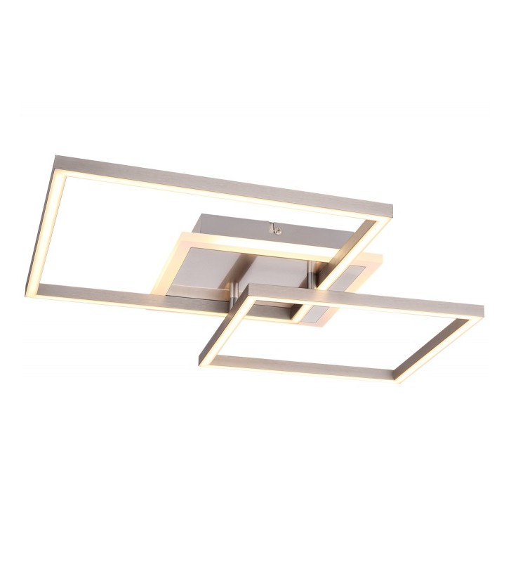 Plafon Munni LED geometryczny nowoczesny 2 kwadraty
